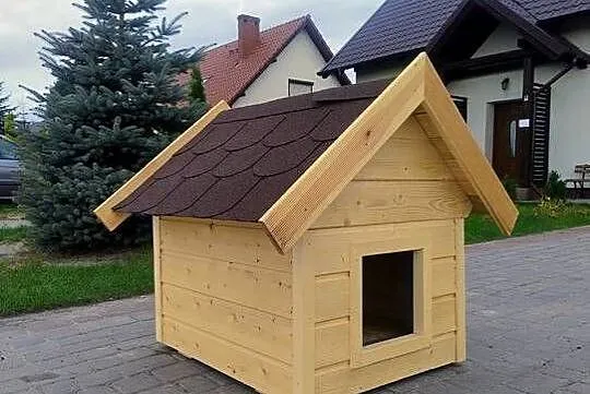 Drewniana Buda Psa 80 x 65 Ocieplana Podłoga