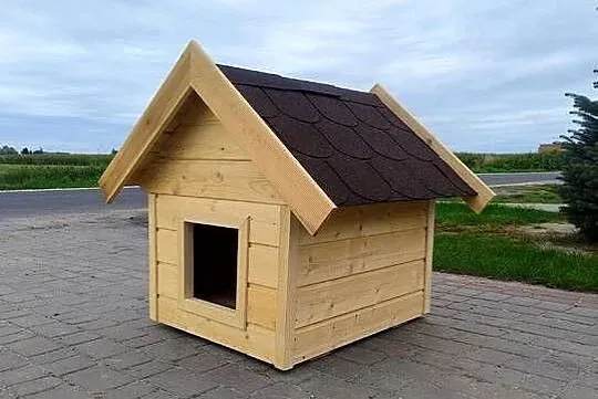 Drewniana Buda Psa 80 x 65 Ocieplana Podłoga, Wielkopolskie, Witkowo