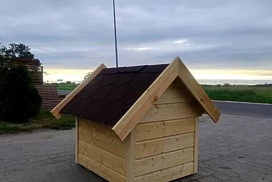 Drewniana Buda Psa 80 x 65 Ocieplana Podłoga, Wielkopolskie, Witkowo
