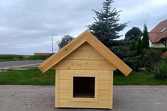 Drewniana Buda Psa 80 x 65 Ocieplana Podłoga, Wielkopolskie, Witkowo