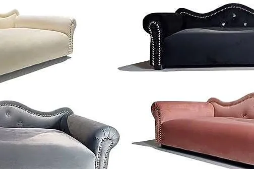 Duże legowisko kanapa sofa glamour dla psa 150 kolorów - 85x42 cm, Mazowieckie, Warszawa