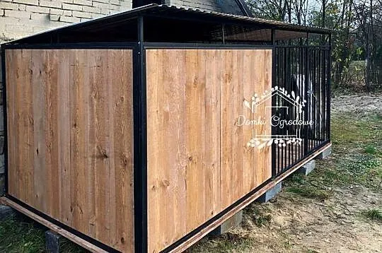Kojec dla Psa 4x2m Drewniana podłoga ściany zabudowane drewnem ID588, Pomorskie, Kościerzyna
