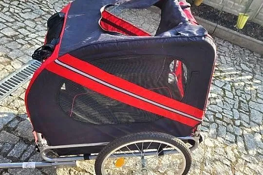 Przyczepka rowerowa dla zwierząt do 40kg ., Lubuskie, Małomice