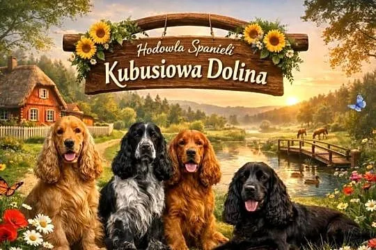 Cocker Spaniel Angielski czarnu piesek, Mazowieckie, Okolusz