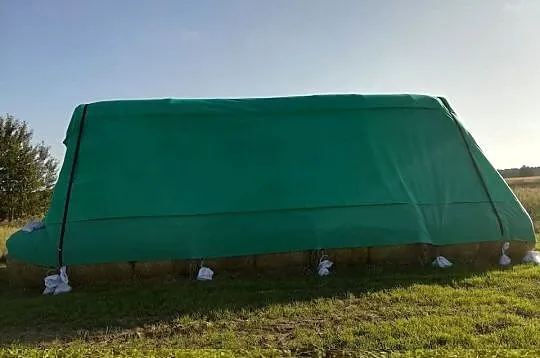 Fliz ochronny 9,8x12,5m NIEMIECKI- płachta ochronna BEL słomy,siana