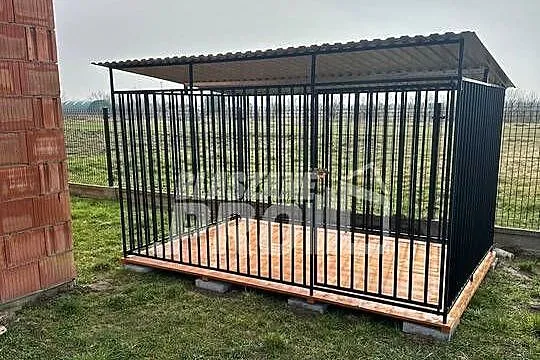 Kojec dla psa 3x2m Podłoga drewniana - Dach spad w tył GP441, Śląskie, Gliwice