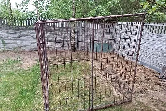 Kojec dla psa duży solidny stalowy