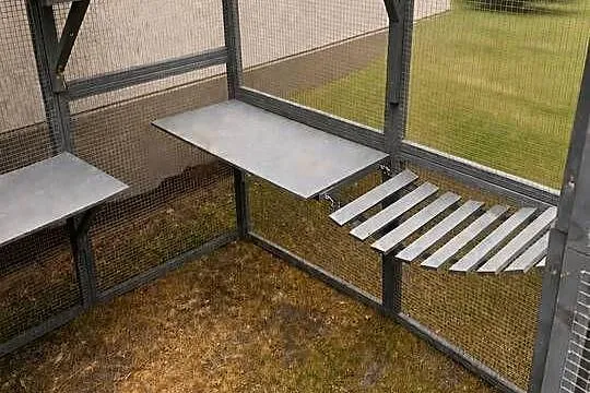 Woliera dla kotów Wiltec 188 × 142 × 187 cm – metalowa siatka, Mazowieckie, Konstancin-Jeziorna