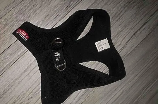czarne szelki, czarna obroża Curli Vest Harness Air-Mesh Dog, Małopolskie, Kraków