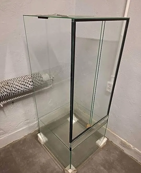 Terrarium szklane - Paludarium (terrarium + akwarium) 50x50x120cm, Małopolskie, Kraków
