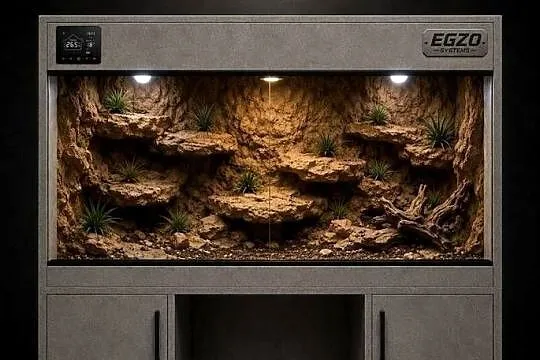 Terrarium hodowlane dla agamy brodatej gekona lamparciego