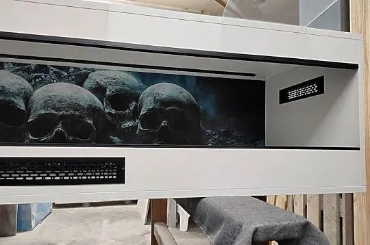 Terrarium LED pyton siatkowy teju agama gekon żółw, Śląskie, Siemianowice Śląskie