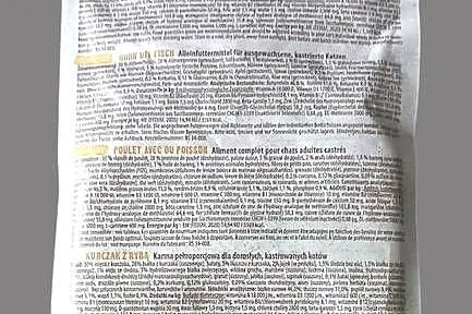 Purizon adult sterilised karma dla kota, kurczak i ryba bez zbóż 400g, Małopolskie, Chrzanów