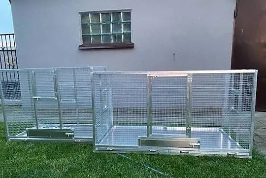 Klatki aluminiowe., Łódzkie, Sulejów