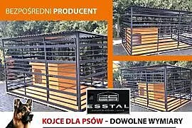 B129 KOJCE DLA PSÓW , KOJEC DLA PSA | dowolne rozmiary | dodatki | - ESSTAL , Lubliniec