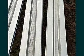 Burty aluminiowe stalowe ocynkowane 400x0.3 4m 30cm wysokie różne wymiary