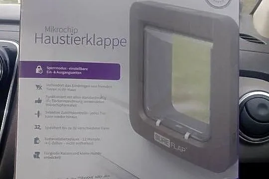 SURE flap drzwiczki klapka drzwi dla kota psa rfid chip mikrochip