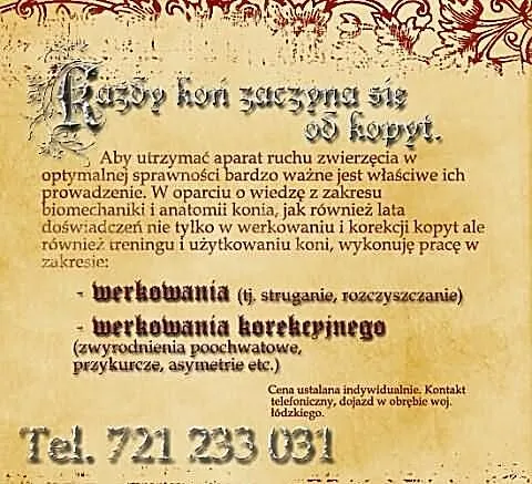 Werkowanie, rozczyszczanie, struganie, korekcja ko