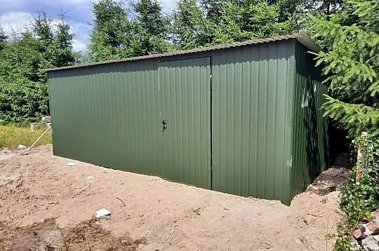 79B Garaż Blaszany -Orzech| Blaszak |Garaże | Wiaty | Kojce | - ESSTAL, Lubelskie, Parczew