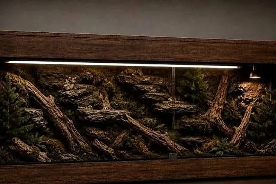Terrarium hodowlane dla kameleona boa cesarskiego