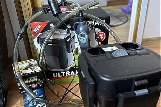 Zestaw filtr kubełkowy Aquael Ultramax 1000 + UV + grzałka przepływowa