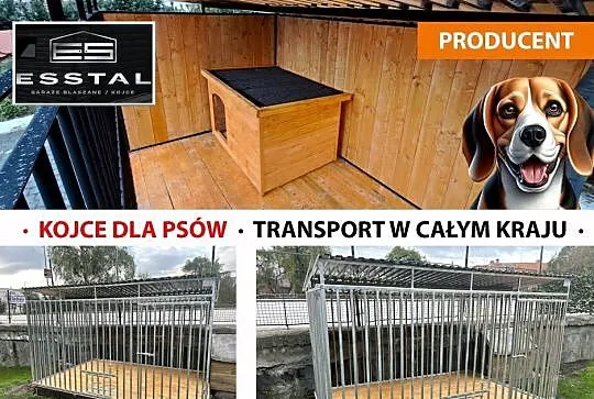 Kojec dla Psa , KOJCE dla Psów ,Klatka , Box , Zadaszenie  - ESSTAL, Małopolskie, Nowy Sącz