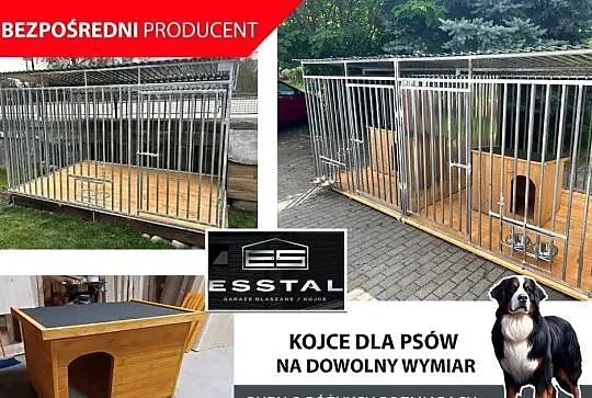 Kojec dla Psa , KOJCE dla Psów ,Klatka , Box , Zadaszenie  - ESSTAL