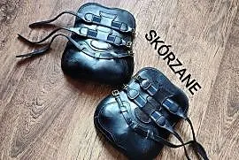 Ochraniacze skórzane FULL - skóra naturalna - na przednie nogi