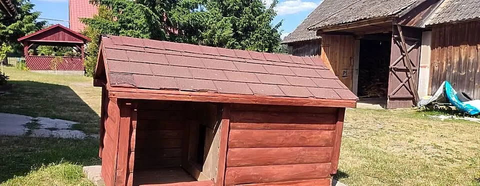 Sprzedam ogromną budę dla wielkiego psa, Podlaskie, Leńce