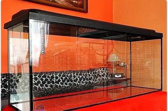 Duże Akwarium 200l z pokrywą WROMAK + akcesoria Używane