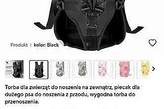 Nosidełko dla psa, Podlaskie, Łomża