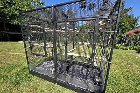 Klatką dla papug Savic Tasmania 120x65x107 plus stojak, Wielkopolskie, Poznań
