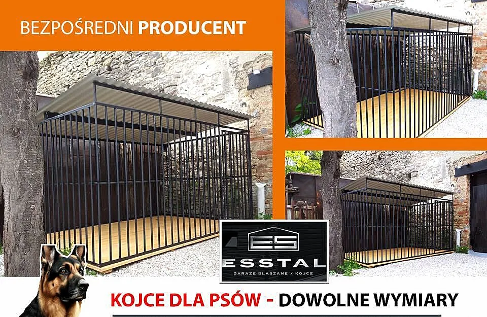 Kojec dla Psa 4x2 - Akcesoria dla Psów , dla Psa | KOJCE | - ESSTAL, Dolnośląskie, Środa Śląska