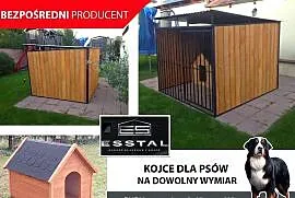 A168 Kojec dla Psa 2x2 - ściany drewniane Impregnowane | KOJCE | - ESSTAL
