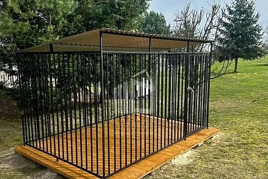 Kojec dla psa 3x2m  - Podłoga drewniana - Dach spad w tył ID776, Małopolskie, Niepołomice