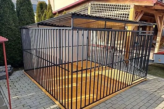 Kojec dla Psa 3x3 - |TYLNA ŚCIANA ZABUDOWANA OCYNK | KOJCE | - ESSTAL, Podkarpackie, Lesko
