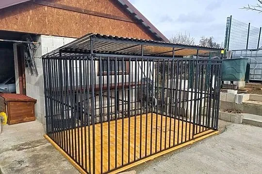 Kojec dla Psa 3x3 - |TYLNA ŚCIANA ZABUDOWANA OCYNK | KOJCE | - ESSTAL, Podkarpackie, Lesko