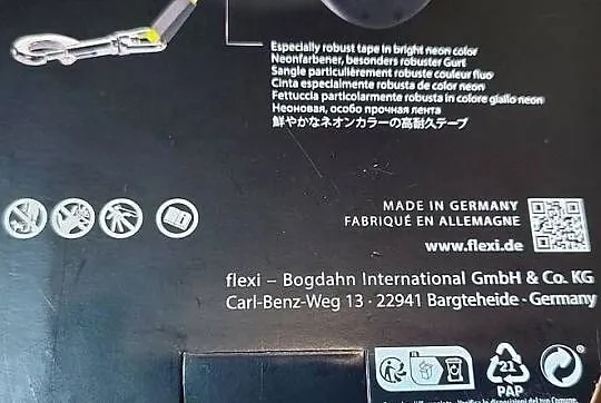 Automatyczna smycz dla psa Flexi Giant Neon Tape w rozmiarze L - 50 kg, Małopolskie, Jasień