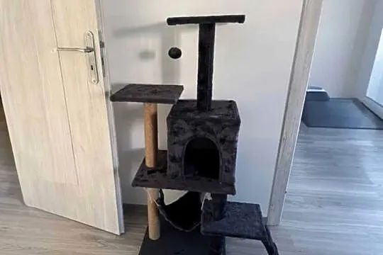 NOWY Drapak Dla Kota 125cm Wielopoziomowy Domek Hamak Zabawka SOLIDNY