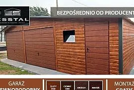 81B Garaż Blaszany DWUSPADOWY | Garaże | Wiaty | Hale | - ESSTAL