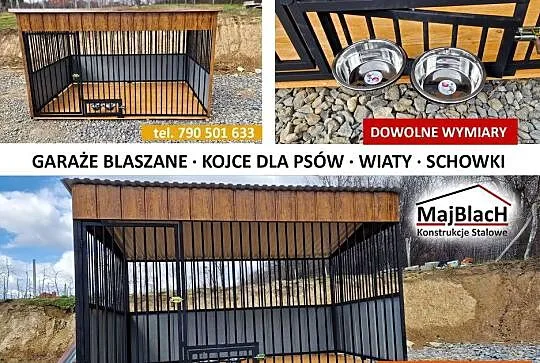 PRODUCENT - Kojec dla Psa na Dowolny Wymiar – Maj-Blach