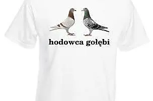 Koszulki dla hodowców gołębi z nadrukiem