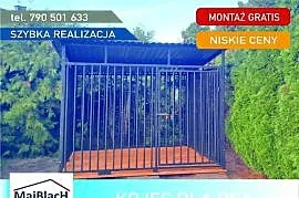 Kojec dla Psa - Montaż - Tanie Ładne Kojce - Cała Polska  - Maj-Blach