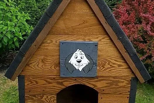 Ocieplana Buda Domek drewniany dla psa, Małopolskie, Rzeszotary