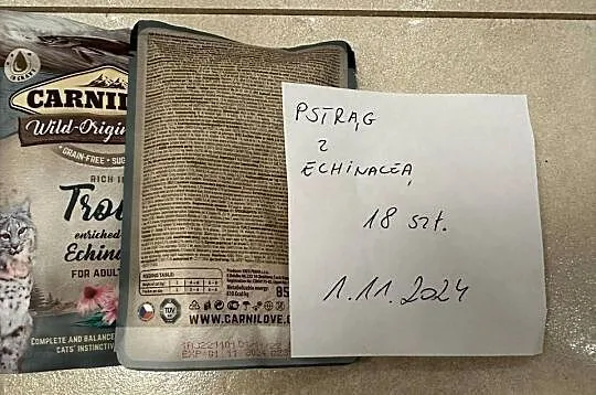 Carnilove saszetki w sosie dla kota 119 szt., Opolskie, Nysa