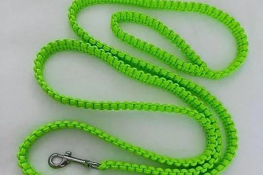 Smycz spacerowa pleciona handmade paracord, Podkarpackie, Jawornik Polski