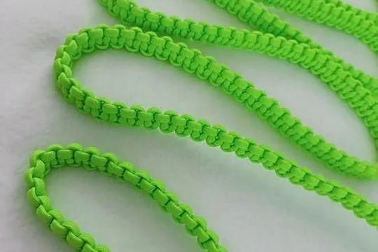 Smycz spacerowa pleciona handmade paracord, Podkarpackie, Jawornik Polski