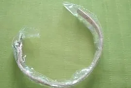Obroża skórzana różowa 30x1cm