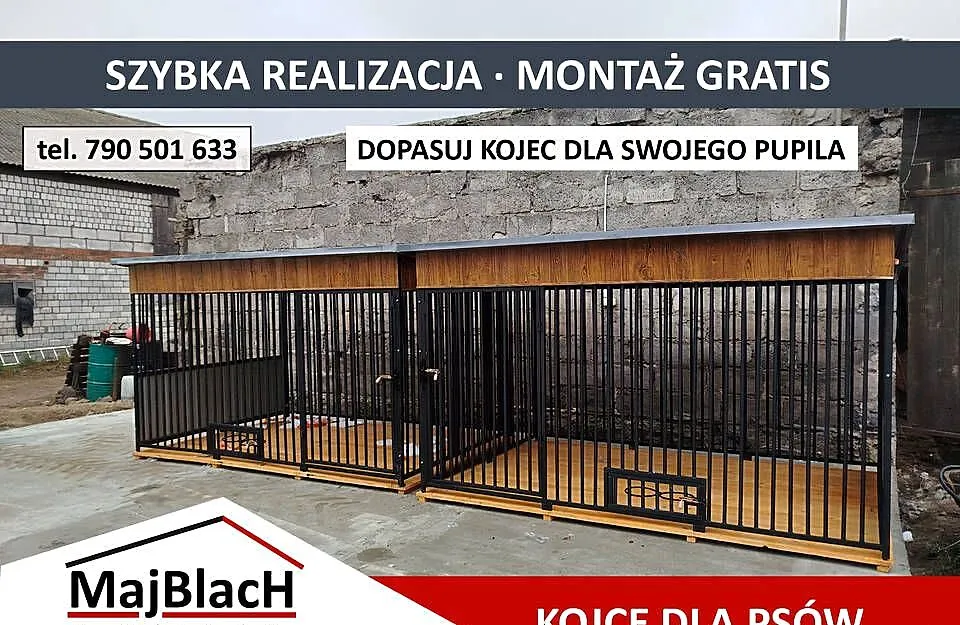 Kojec dla Psa - | Tanie Kojce dla Psów | Różne Wymiary – Maj-Blach, Kujawsko-pomorskie, Bydgoszcz
