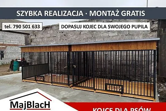 Kojec dla Psa - | Tanie Kojce dla Psów | Różne Wymiary – Maj-Blach